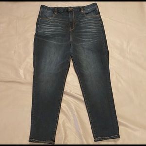 American Eagle curvy highest rise jeggings